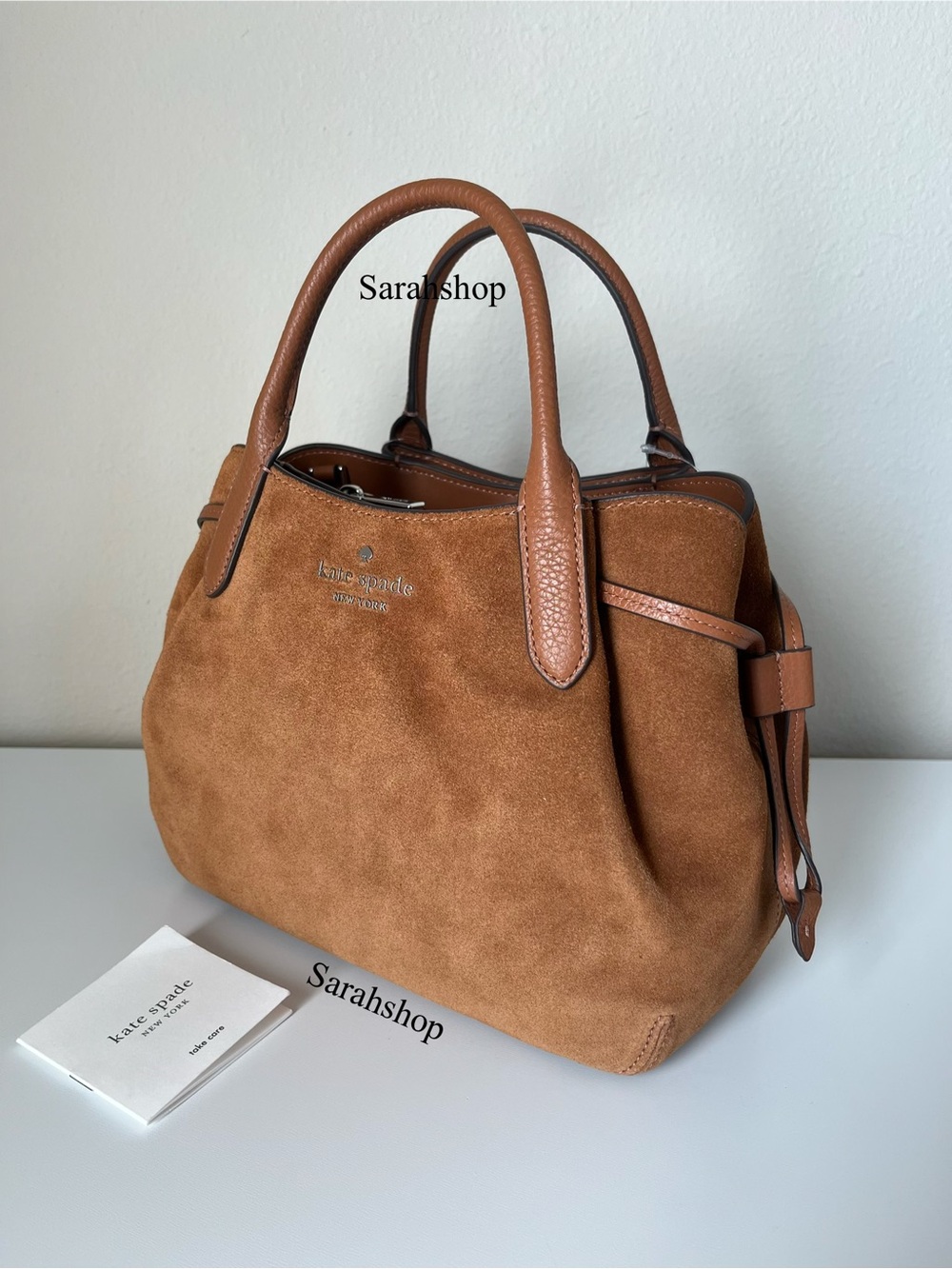♠️Kate Spade Dumpling Suede Satchel - Picture 2 of 11